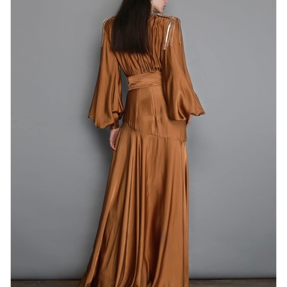 Bronx and Banco Carmen Gown in Gold XS - Picture 4 of 16
